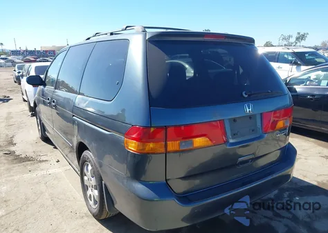 2003 Honda Odyssey Ex из США, поврежденный, VIN 5FNRL18693B117806